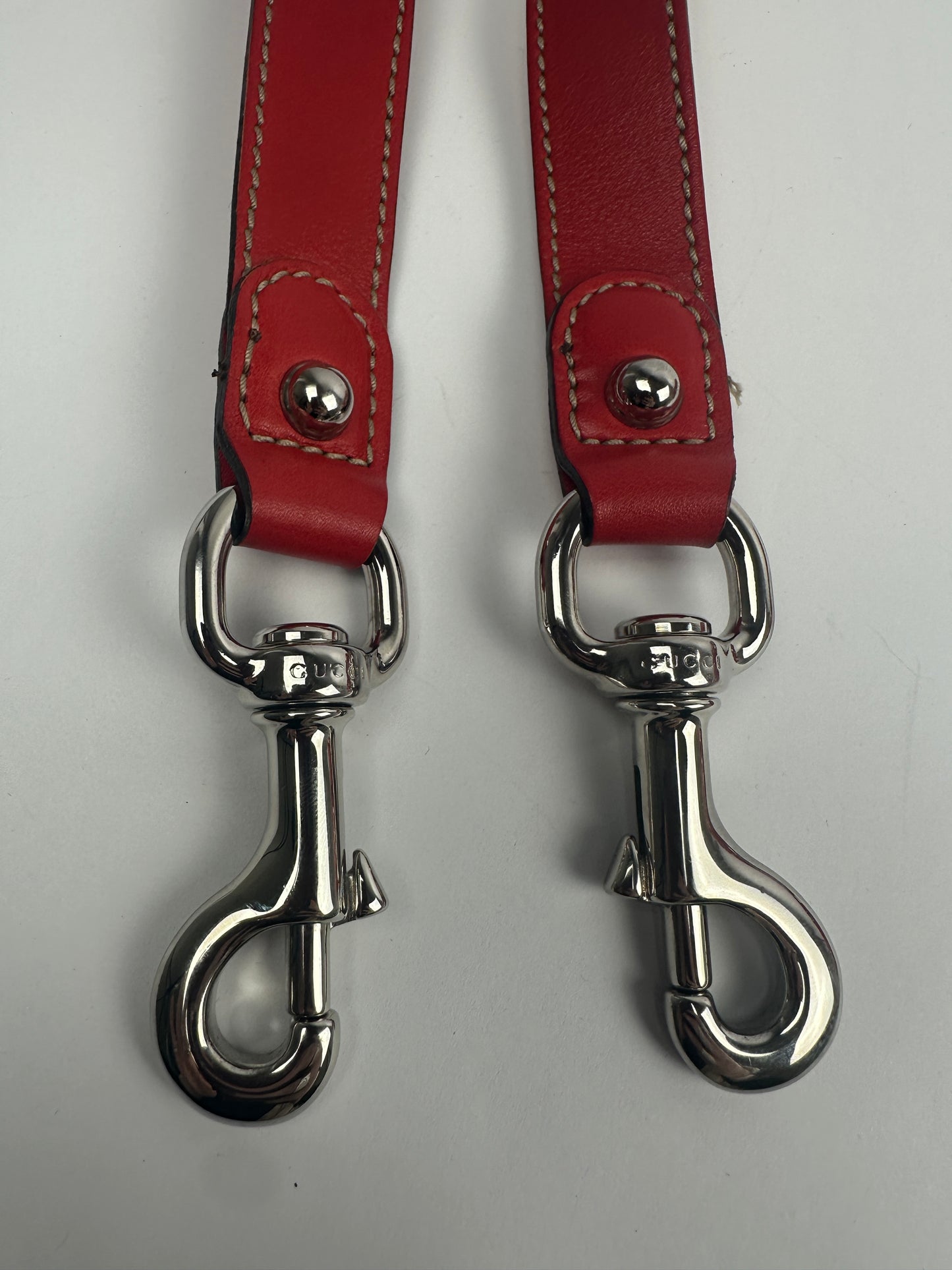 Gucci strap hardware close up