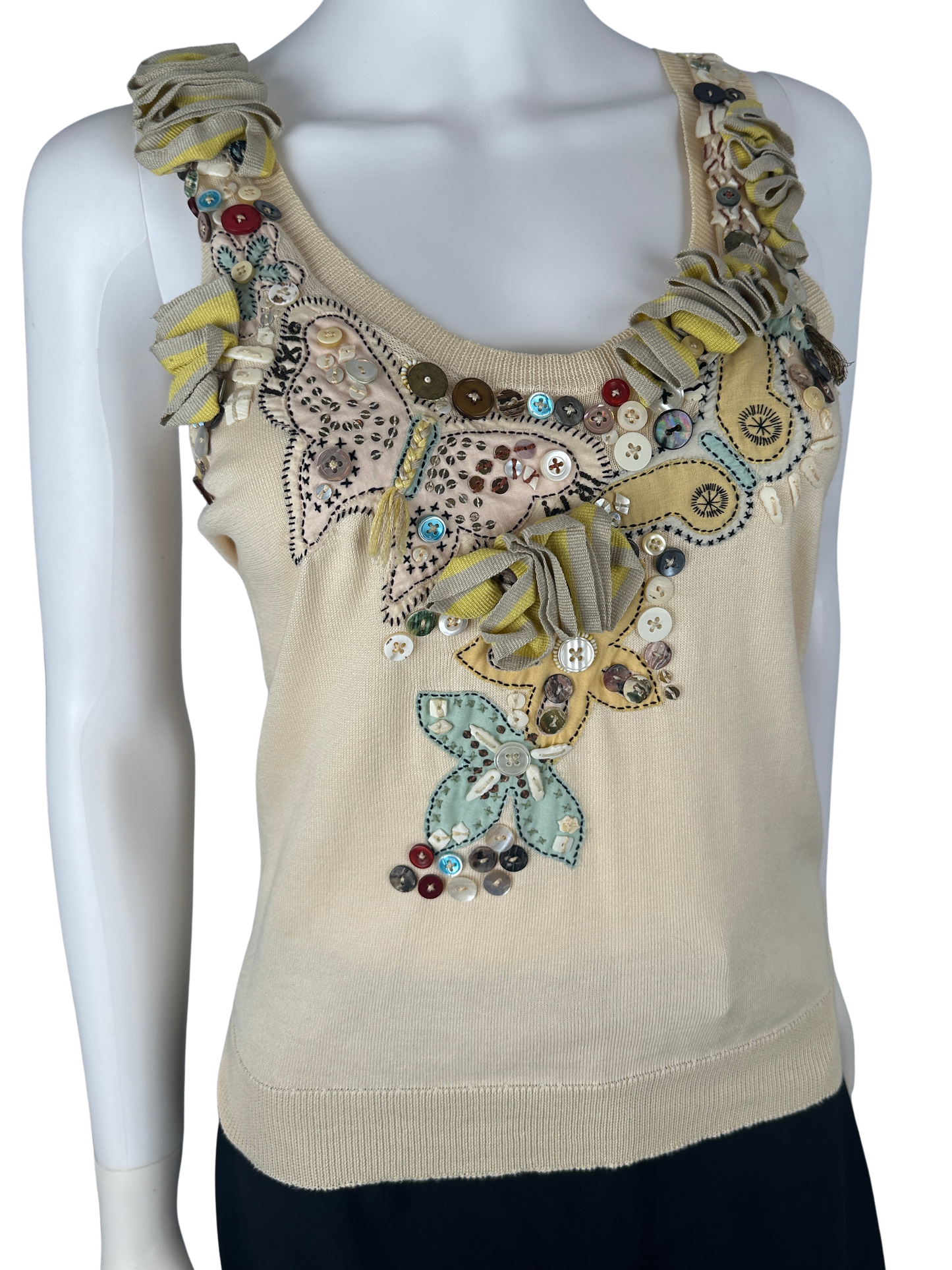 Beaded Tank Top On A Mannequin