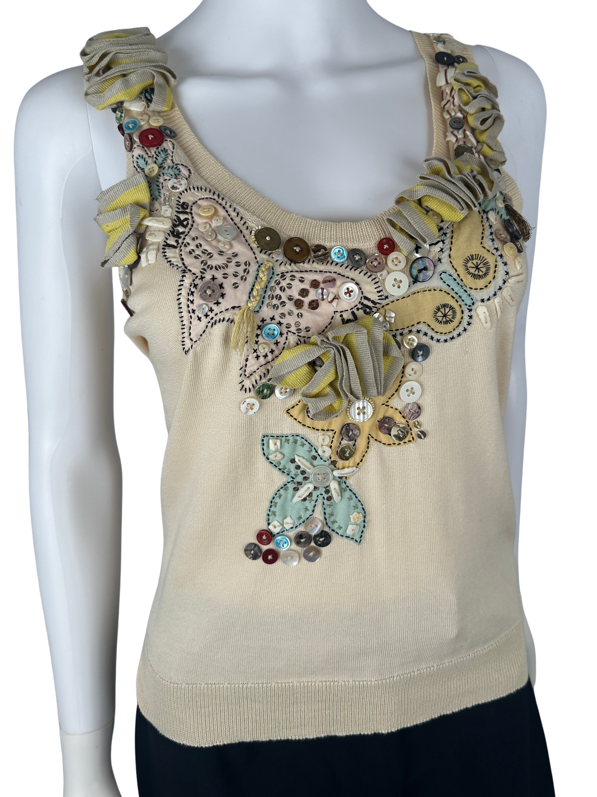 Beaded Tank Top On A Mannequin
