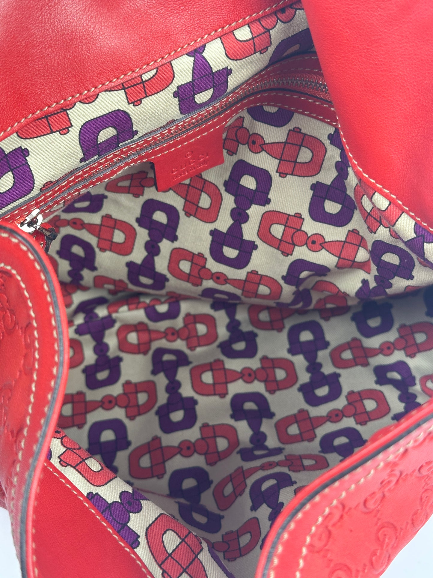 Gucci bag inside lining
