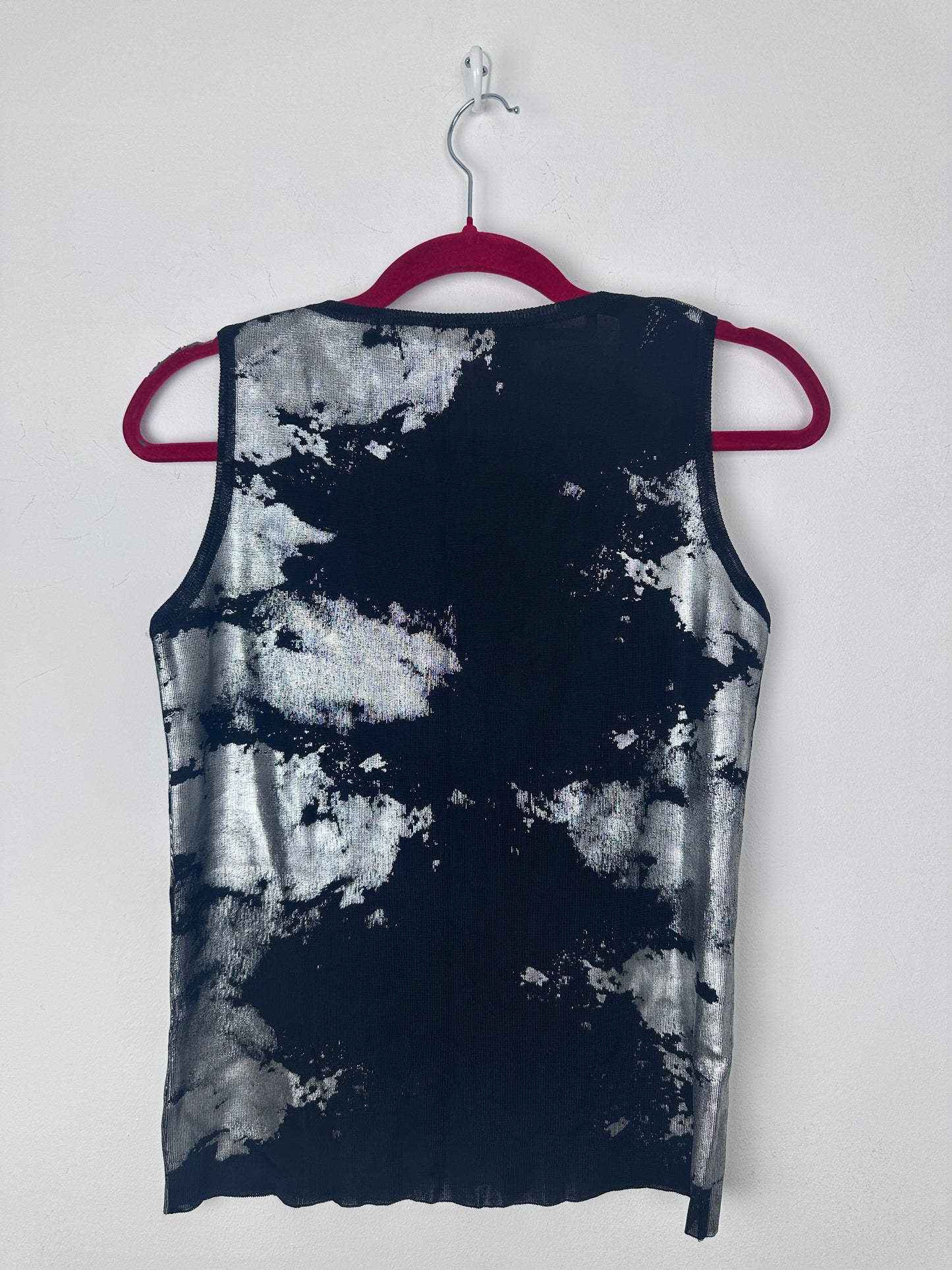 ALEXANDER MCQUEEN F/W 2007 METALLIC WOLF TOP