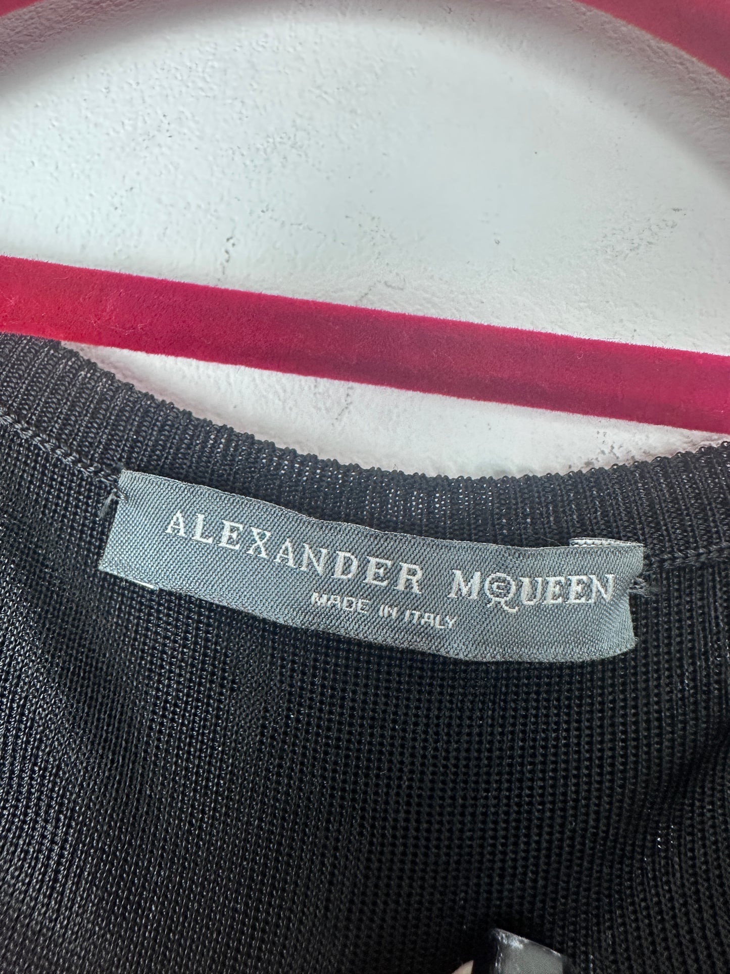 ALEXANDER MCQUEEN F/W 2007 METALLIC WOLF TOP