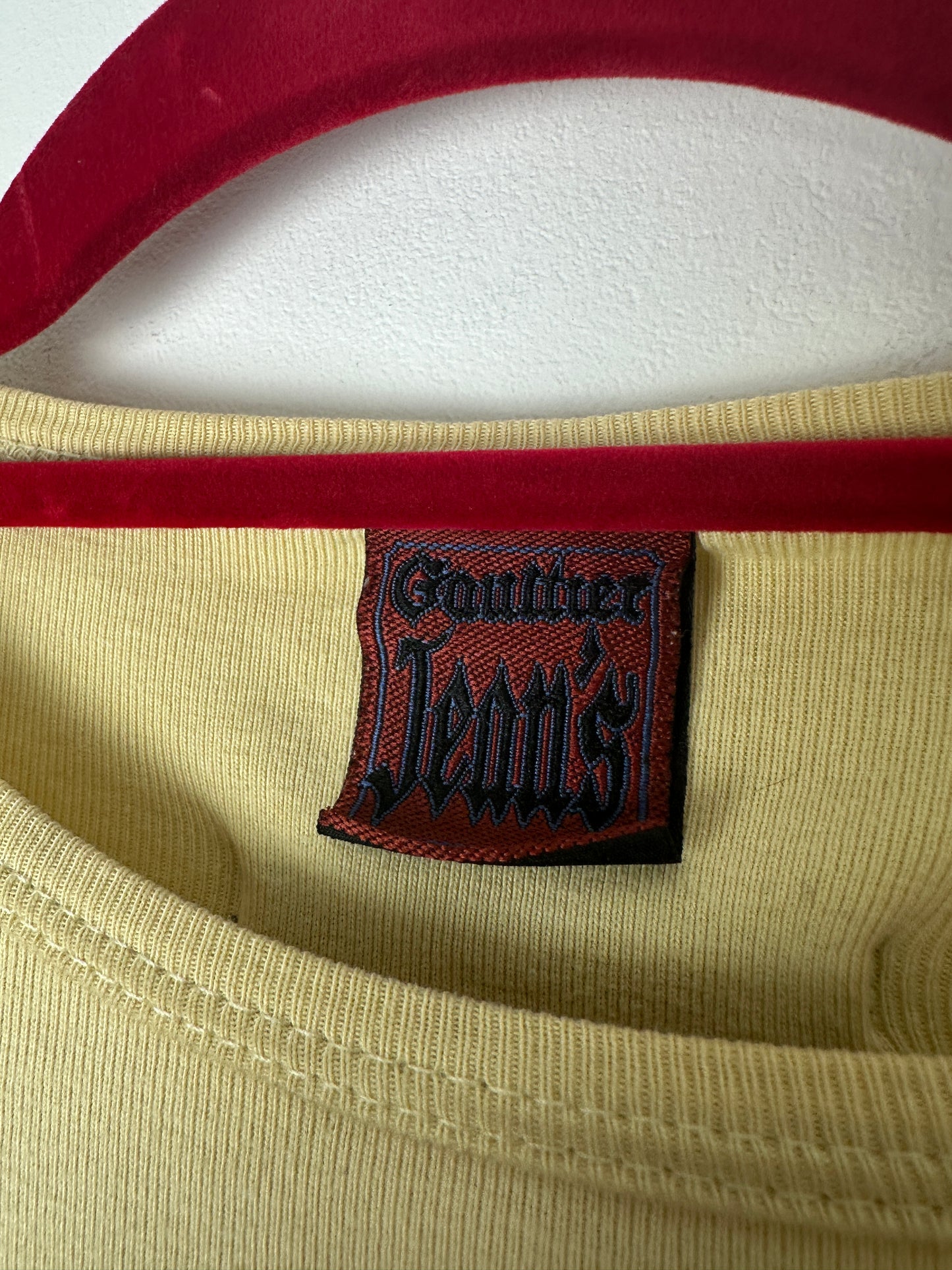 JEAN PAUL GAULTIER JEANS SHIVA BEIGE T-SHIRT