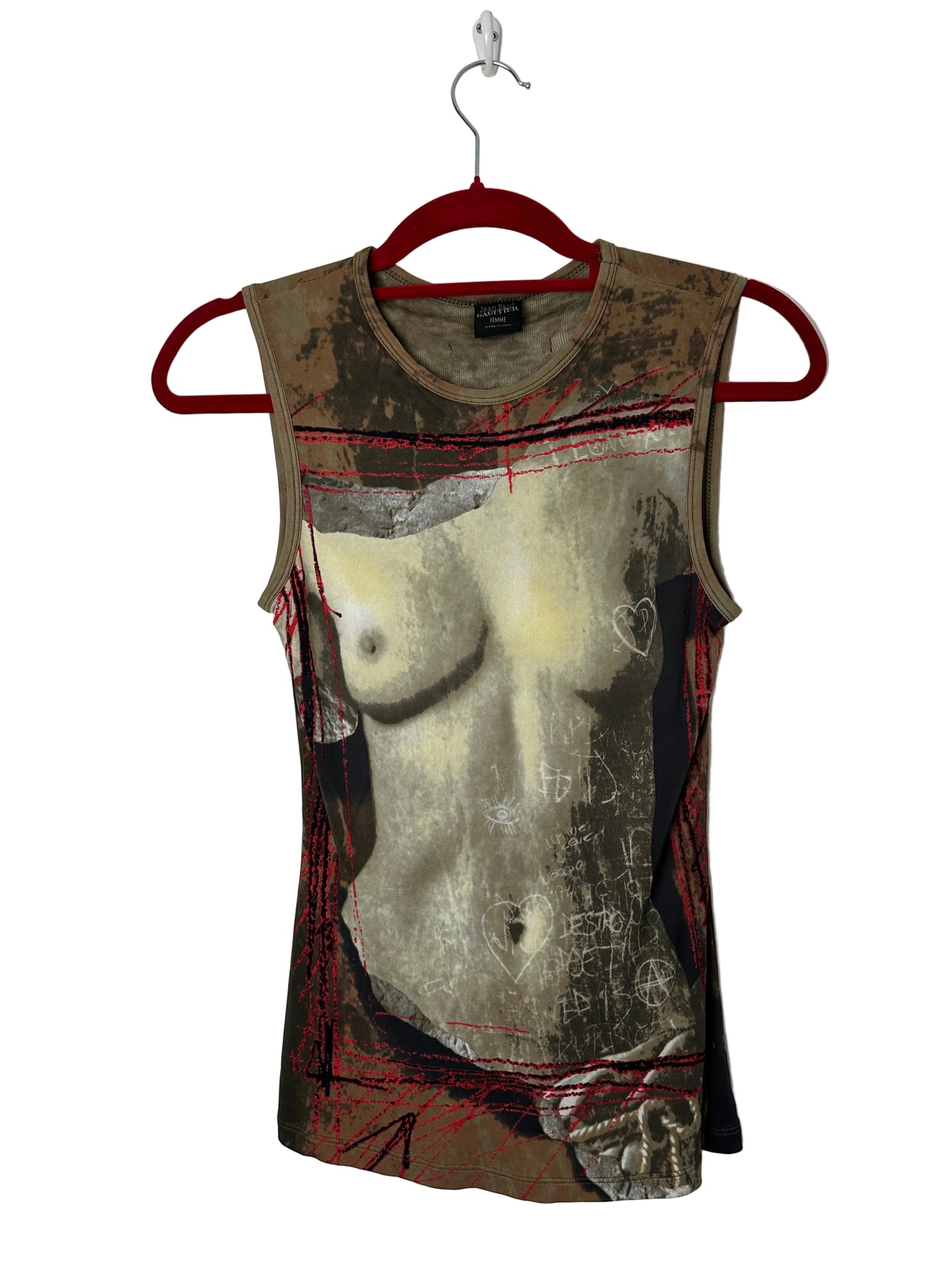 Venus De Milo Print top on a hanger