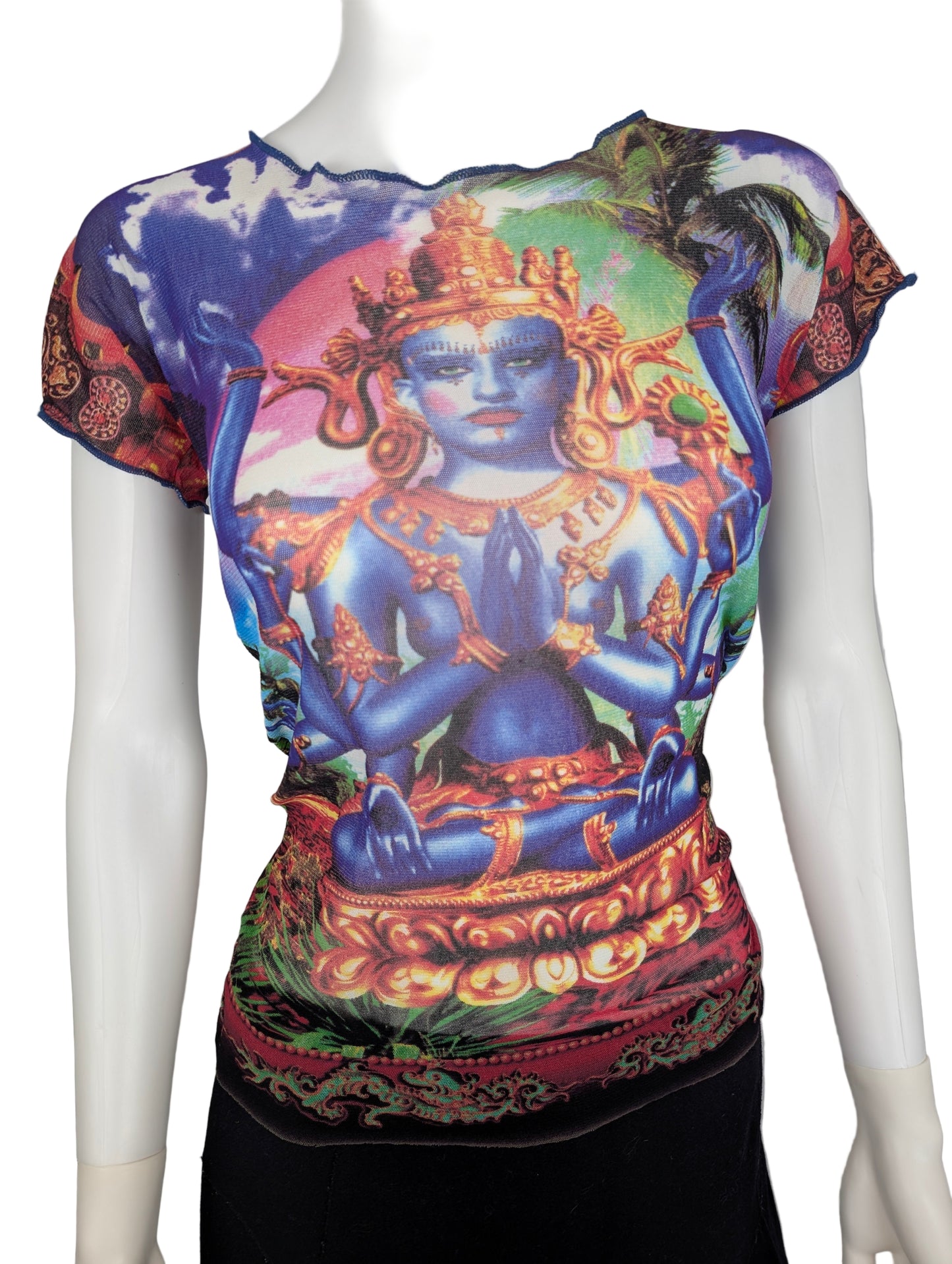 Jean Paul Gaultier Shiva Mesh Top