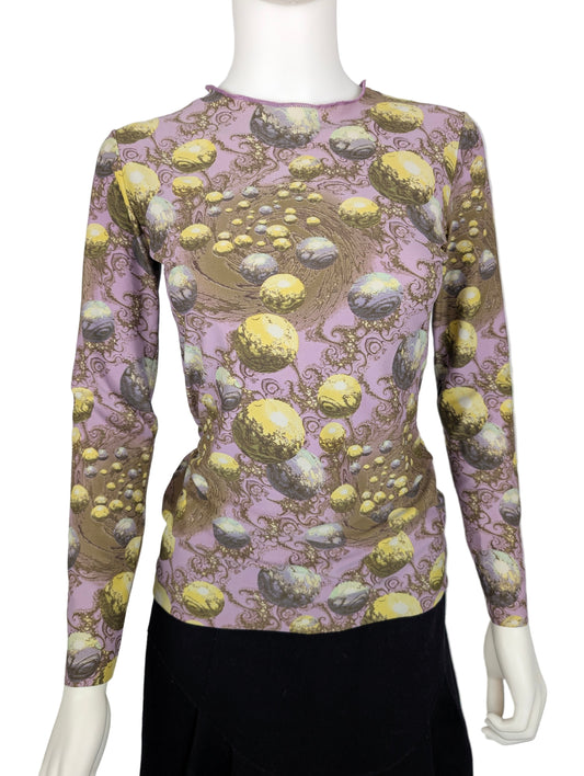 Jean Paul Gaultier Galaxy Print Top