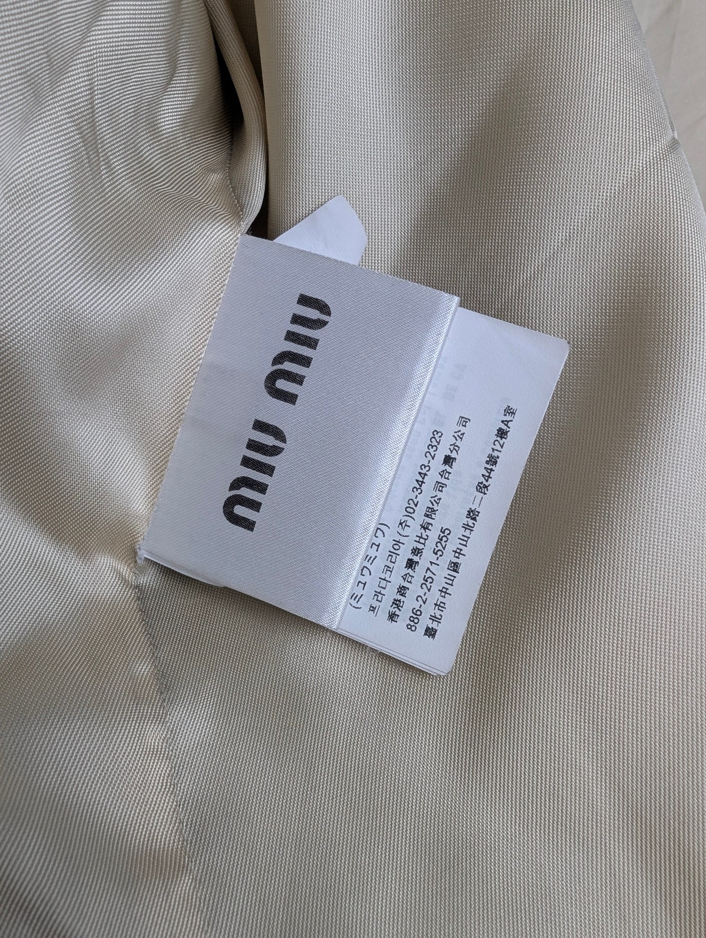 Miu Miu FW 2018 Blue Faux Fur Coat